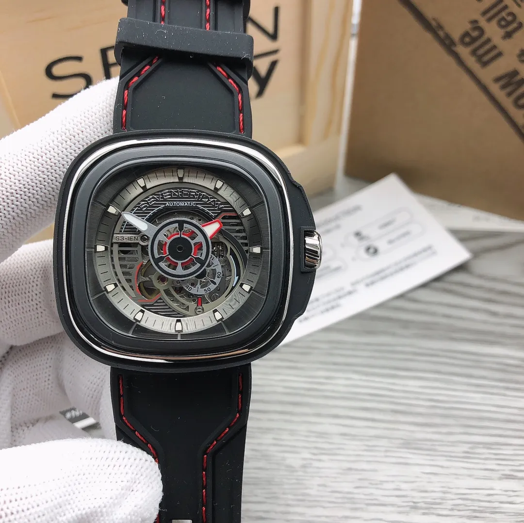 【Authentic Tmall】💰1640! sevenFriday NFC verification! S-LFactory—sevenFriday Series—S3/01 High-end 316 stainless steel case size: 47mmx47mm High-end market quality, please pay attention to the workmanship details to truly be consistent with the counter products! The brand new Sevenfriday independent style is born! Every watch is tested for water resistance before shipment! Putting aside its exquisite workmanship, its two major selling points are enough to make its customers excited.